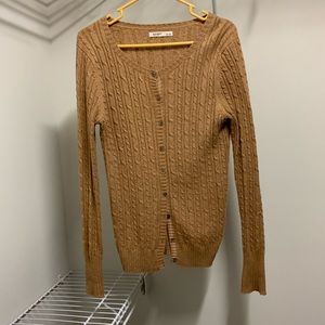 Old Navy cable knit button-up sweater/cardigan
